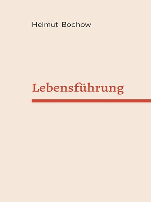 cover image of Lebensführung